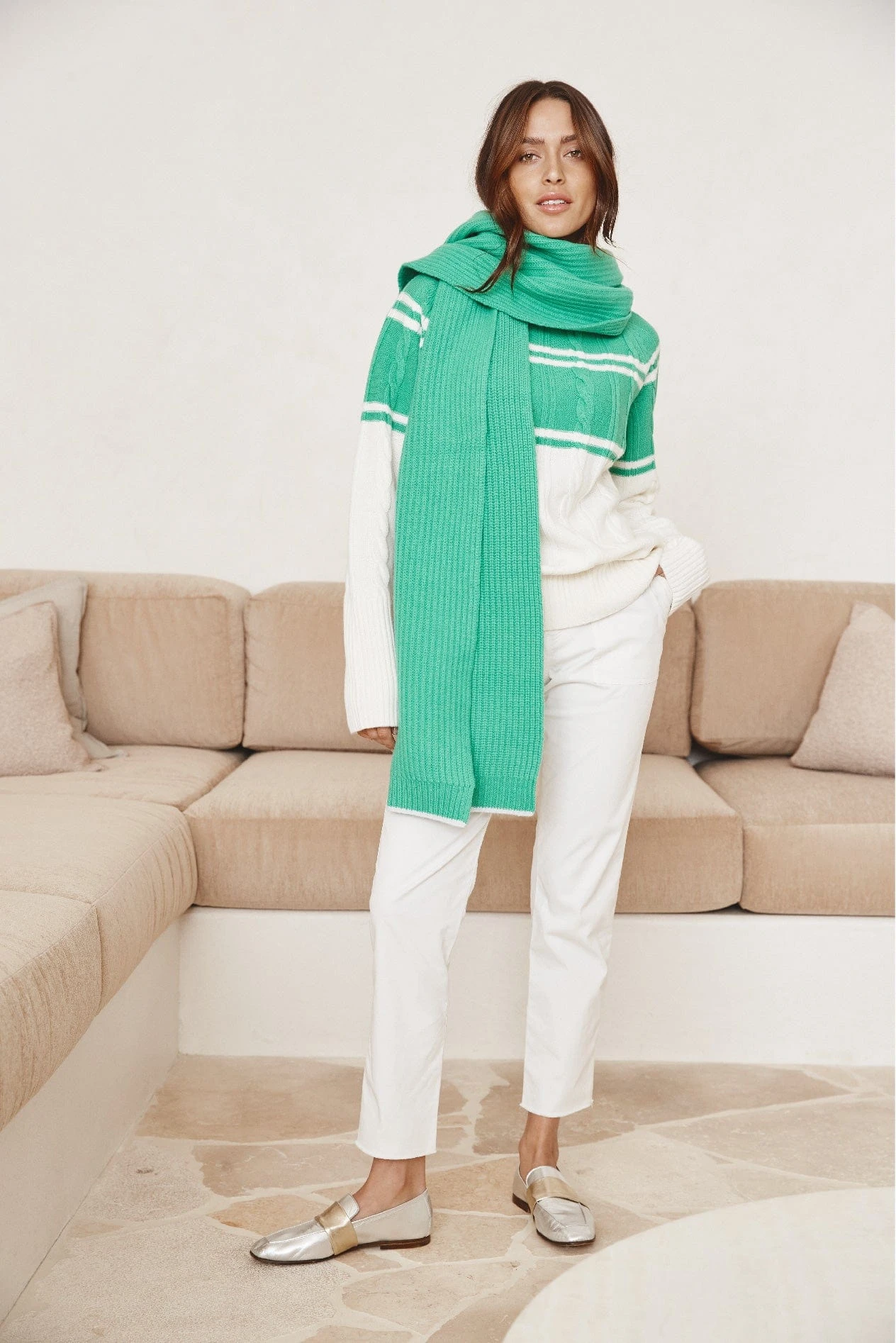 Billie Sweater In Pine 7 Billie Sweater In Pine - Image 7