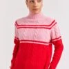 Billie Sweater In Tickled Pink