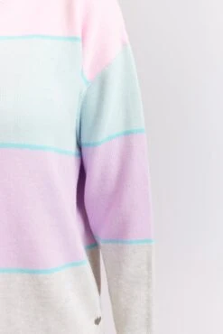 Comet Cotton Sweater In Pastel -Deux Amies Shop alessandra cashmere sweater comet cotton sweater in pastel 40439577215270