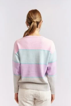 Comet Cotton Sweater In Pastel -Deux Amies Shop alessandra cashmere sweater comet cotton sweater in pastel 40439577280806