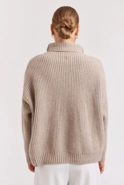Gwen Sweater In Mojave -Deux Amies Shop alessandra cashmere sweater gwen sweater in mojave 40952871059750