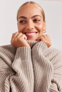 Gwen Sweater In Mojave -Deux Amies Shop alessandra cashmere sweater gwen sweater in mojave 40952871223590