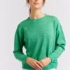 Hightide Sweater In Emerald Lurex