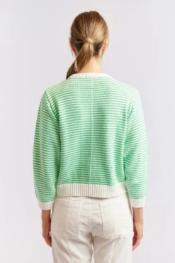 Humbug Cotton Sweater In Meadow 17 Humbug Cotton Sweater In Meadow -Deux Amies Shop alessandra cashmere sweater humbug cotton sweater in meadow 40439604773158