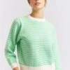Humbug Cotton Sweater In Meadow