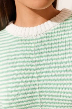 Humbug Cotton Sweater In Meadow 12 Humbug Cotton Sweater In Meadow -Deux Amies Shop alessandra cashmere sweater humbug cotton sweater in meadow 41101028786470