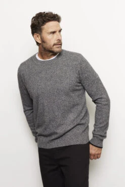 Jules Cashmere Sweater In Mottled 11 Jules Cashmere Sweater In Mottled -Deux Amies Shop alessandra cashmere sweater jules cashmere sweater in mottled 41577931440422