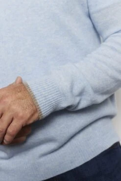 Jules Cashmere Sweater In Water 11 Jules Cashmere Sweater In Water -Deux Amies Shop alessandra cashmere sweater jules cashmere sweater in water 41577945170214