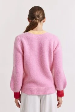 Kingston Mohair Sweater In Lipstick 7 Kingston Mohair Sweater In Lipstick -Deux Amies Shop alessandra cashmere sweater kingston mohair sweater in lipstick 41050155254054