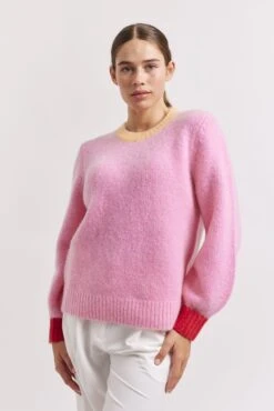 Kingston Mohair Sweater In Lipstick 6 Kingston Mohair Sweater In Lipstick -Deux Amies Shop alessandra cashmere sweater kingston mohair sweater in lipstick 41059810672934