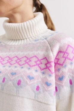 Meg Sweater In Cream -Deux Amies Shop alessandra cashmere sweater meg sweater in cream 41099467718950