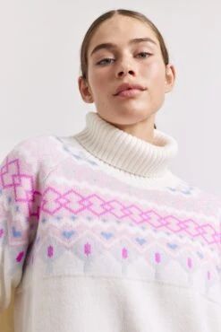 Meg Sweater In Cream -Deux Amies Shop alessandra cashmere sweater meg sweater in cream 41099473584422