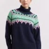 Meg Sweater In Officer Navy