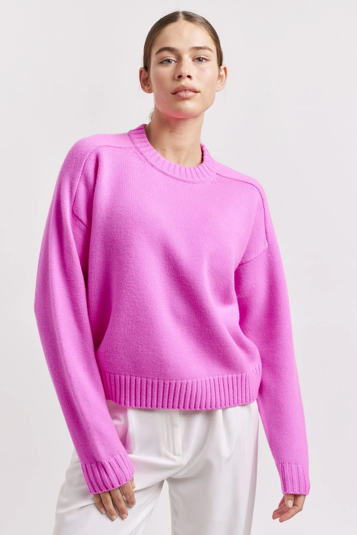 Polly Sweater In Lipstick 1 Polly Sweater In Lipstick