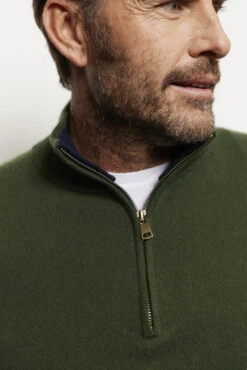 Ricky Cashmere Sweater In Bush -Deux Amies Shop alessandra cashmere sweater ricky cashmere sweater in bush 41577681027366