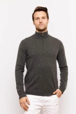 Ricky Cashmere Sweater In Charcoal 7 Ricky Cashmere Sweater In Charcoal -Deux Amies Shop alessandra cashmere sweater ricky cashmere sweater in charcoal 31044246765622