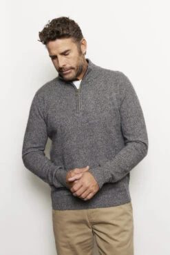 Ricky Cashmere Sweater In Mottled -Deux Amies Shop alessandra cashmere sweater ricky cashmere sweater in mottled 41577692430630