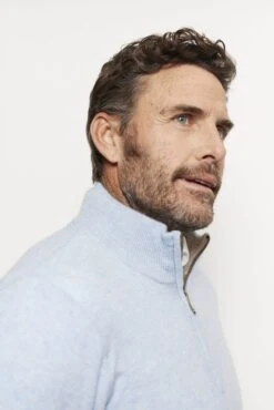 Ricky Cashmere Sweater In Water -Deux Amies Shop alessandra cashmere sweater ricky cashmere sweater in water 41577699442982