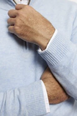 Ricky Cashmere Sweater In Water -Deux Amies Shop alessandra cashmere sweater ricky cashmere sweater in water 41577699508518