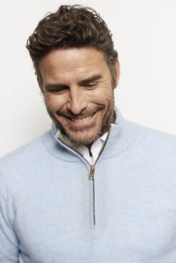 Ricky Cashmere Sweater In Water -Deux Amies Shop alessandra cashmere sweater ricky cashmere sweater in water 41577699574054