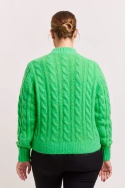 Teddy Mohair Sweater In Apple -Deux Amies Shop alessandra cashmere sweater teddy mohair sweater in apple 41050077069606