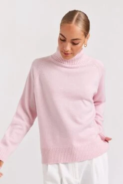 Toastie Polo In Tuberose -Deux Amies Shop alessandra cashmere sweater toastie polo in tuberose 40953861308710