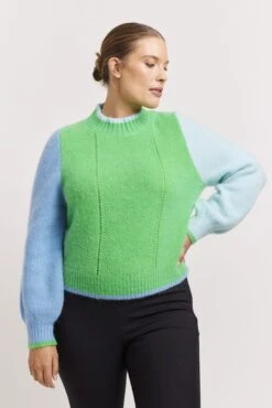 Vovo Mohair Sweater In Apple -Deux Amies Shop alessandra cashmere sweater vovo mohair sweater in apple 41049902809382