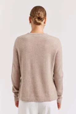 What A Stud Cashmere Sweater In Cobblestone 7 What A Stud Cashmere Sweater In Cobblestone -Deux Amies Shop alessandra cashmere sweater what a stud cashmere sweater in cobblestone 40849854693670