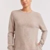 What A Stud Cashmere Sweater In Cobblestone