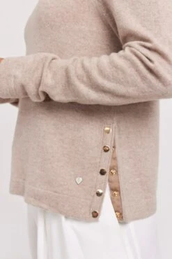 What A Stud Cashmere Sweater In Cobblestone 6 What A Stud Cashmere Sweater In Cobblestone -Deux Amies Shop alessandra cashmere sweater what a stud cashmere sweater in cobblestone 40849854759206