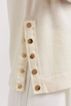 What A Stud Cashmere Sweater In White 12 What A Stud Cashmere Sweater In White -Deux Amies Shop alessandra cashmere sweater what a stud cashmere sweater in white 40849851908390