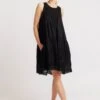 Arabella Dress In Black Voile