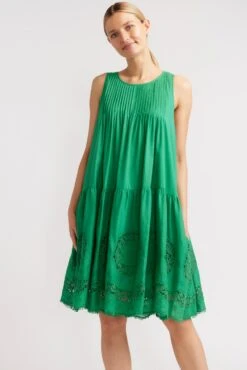 Arabella Dress In Clover Voile -Deux Amies Shop alessandra dresses arabella dress in clover voile 39880860107046