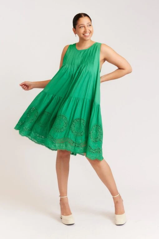 Arabella Dress In Clover Voile -Deux Amies Shop alessandra dresses arabella dress in clover voile 39880860369190