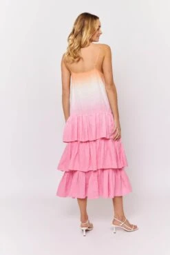 Cancan Dress In Papaya Dip Dye Linen 9 Cancan Dress In Papaya Dip Dye Linen -Deux Amies Shop alessandra dresses cancan dress in papaya dip dye linen 31268177444918