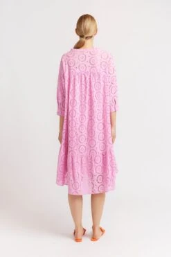 Elanora Broderie Dress In Fairy Floss -Deux Amies Shop alessandra dresses elanora broderie dress in fairy floss 39881722069286
