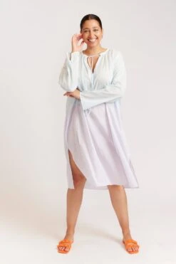 Haze Dress In Water Voile By Sandy Pants -Deux Amies Shop alessandra dresses haze dress in water voile 40041012396326