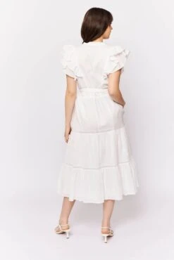 Mayfair Dress In White Voile 8 Mayfair Dress In White Voile -Deux Amies Shop alessandra dresses mayfair dress in white voile 31268695998518