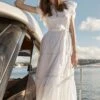 Mayfair Dress In White Voile