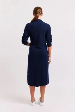 Nimbus Cashmere Jacket Dress In Navy 11 Nimbus Cashmere Jacket Dress In Navy -Deux Amies Shop alessandra dresses nimbus cashmere jacket dress in navy 41228016877862