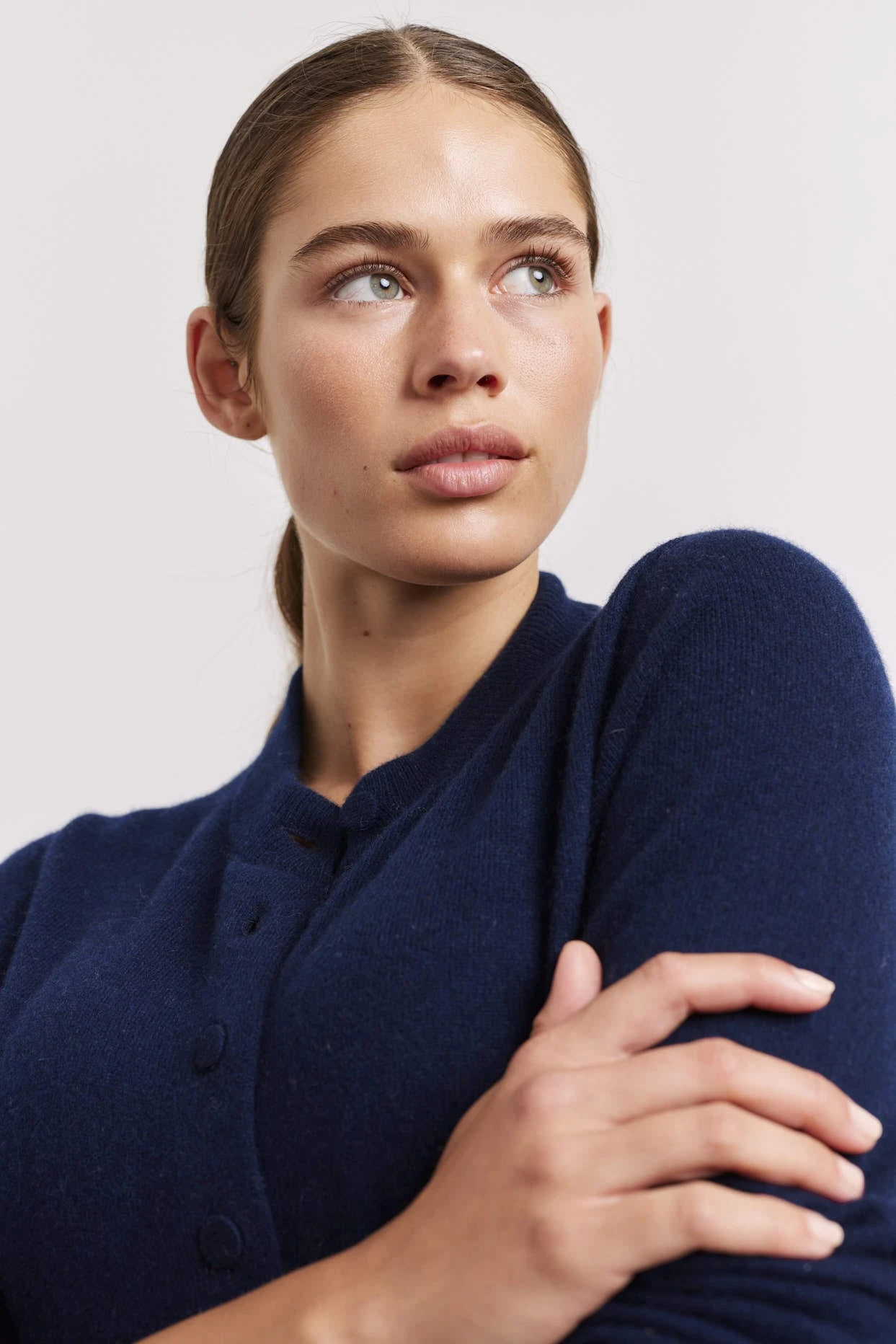 Nimbus Cashmere Jacket Dress In Navy 3 Nimbus Cashmere Jacket Dress In Navy - Image 3