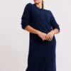 Nimbus Cashmere Jacket Dress In Navy