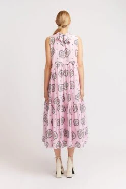 Portofino Dress In Pale Pink Mosaic -Deux Amies Shop alessandra dresses portofino dress in pale pink mosaic 40010153165094