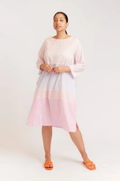 Rum & Raisin Dress In Shell Voile By Sandy Pants -Deux Amies Shop alessandra dresses rum raisin dress in shell voile 40041051062566