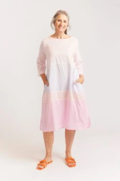 Rum & Raisin Dress In Shell Voile By Sandy Pants -Deux Amies Shop alessandra dresses rum raisin dress in shell voile 40041051160870