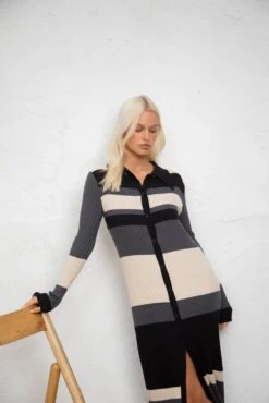 Shelby Cotton Cashmere Dress In Lava -Deux Amies Shop alessandra dresses shelby cotton cashmere dress in lava 41341566124326