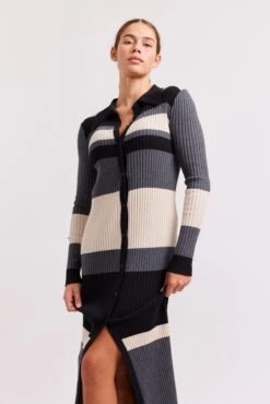 Shelby Cotton Cashmere Dress In Lava