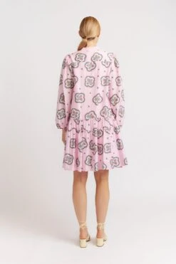 Stevie Dress In Pale Pink Mosaic -Deux Amies Shop alessandra dresses stevie dress in pale pink mozaic 40010190913830