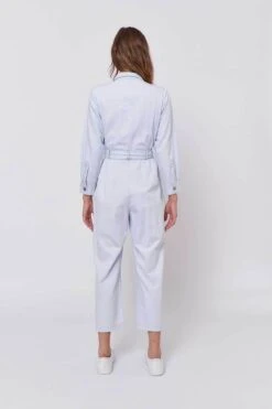Aviator Jumpsuit In Pale Blue Denim 7 Aviator Jumpsuit In Pale Blue Denim -Deux Amies Shop alessandra jumpsuits aviator jumpsuit in pale blue denim 30564094312502