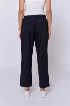 Black Tie Pant In Navy -Deux Amies Shop alessandra pants black tie pant in navy 30561093124150